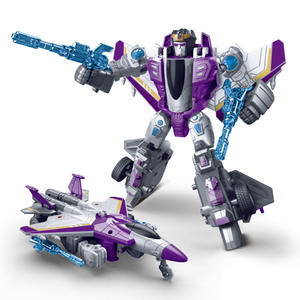 Avion inertiel transformable en <span class=keywords><strong>robot</strong></span>, modèle de simulation d'avion de chasse, <span class=keywords><strong>jouet</strong></span> pour garçons - Product Image 2