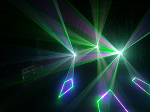 Nhà Thờ Giấc Mơ Đám Cưới Ánh Sáng Laser 3W RGB Đầy Đủ Màu Sắc Phim Hoạt Hình Đám Cưới Đảng Hiệu Suất Ánh Sáng Sân Khấu DMX Di Động Ứng Dụng Điều Khiển Không Dây - Product Image 2