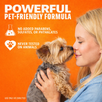 Éliminateur d'odeurs pour animaux domestiques, pour l'urine de chien et de chat |   Nettoyant pour taches de tapis avec huile d'orange naturelle |   Désodorisant aux agrumes