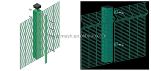 Clôture de ferme en treillis soudé galvanisé anti-escalade avec services de découpe et de pliage - Product Image 2