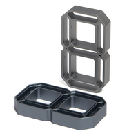 Support de fixation en titane et aluminium 5052 5083 usiné CNC 5 axes avec anodisation et revêtement en poudre