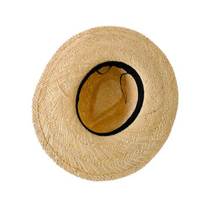 Belle qualité raphia paille large bord Fedora femmes <span class=keywords><strong>Panama</strong></span> chapeaux large bord herbe naturelle plage chapeau d'été pour la protection solaire - Product Image 2