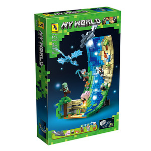 913 Pcs Crafting Bảng Thu Video Trò Chơi Xây Dựng Thiết Lập Với Con Số Xây Dựng Và Hiển Thị Xây Dựng Khối Đồ Chơi Cho Trẻ Em - Product Image 5