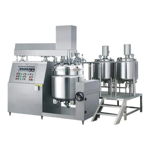 Machine de fabrication de crème cosmétique, pompe agitateur en acier inoxydable SUS316L, homogénéisateur sous vide, contrôle PLC + écran tactile, haute capacité - Product Image 2