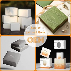 New Product Jewelry Rigid Gift <b>Box</b> with Lid and Base Four-Color Printing Handle <b>for</b> Cosmetics and Soap - Product Image 2