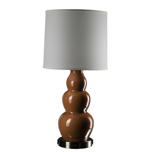 Modern <b>White</b> Linen Lampshade <b>Table</b> Lamp for Home & Hotel Bedroom Electric <b>Bedside</b> Ceramics with <b>White</b> Shade Home Decor - Product Image 6