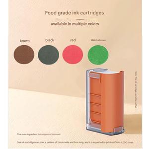|    EVEBOT Printpen Impresora <span class=keywords><strong>de</strong></span> Alimentos Digital Portátil <span class=keywords><strong>con</strong></span> <span class=keywords><strong>Tinta</strong></span> Comestible para Impresión en Cualquier Superficie sobre Pasteles, Cócteles, Café y Macarons - Product Image 6
