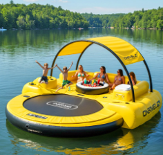 Gran Castillo Inflable Acuático de Rebote Nuevo Diseño <span class=keywords><strong>Parque</strong></span> Acuático Flotante para Diversión en Mar o Lago Material de PVC - Product Image 4
