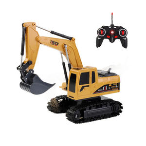 סגסוגת 2.4g 6-ערוץ <span class=keywords><strong>Rc</strong></span> הנדסה מחפר רכב בקרה מרחוק בניית רכב צעצוע wift אורות מכונית צעצוע של ילדים - Product Image 1