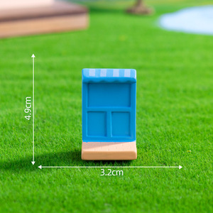 Lecture de dessin animé micro-paysage Chenjun, arrosage des fleurs, maison de poupée de chien, accessoires décoratifs de bricolage, mini ornements - Product Image 6