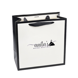Offre Spéciale d'emballage en papier personnalisé Sacs en papier à emporter avec impression <span class=keywords><strong>de</strong></span> logo personnalisé, poignée en croix <span class=keywords><strong>Crain</strong></span> Emballage <span class=keywords><strong>de</strong></span> sac cadeau <span class=keywords><strong>de</strong></span> luxe - Product Image 3