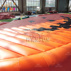 Winsun Château Gonflable Citrouille d'Halloween et Coussin de Saut en PVC Ignifuge et Imperméable, Installation Facile - Product Image 6