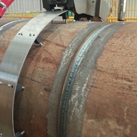 Machine de soudage orbitale automatique Hualong G168 sur rail MIG MAG FCAW 380V 500A pour pipelines de pétrole et de gaz en acier au carbone