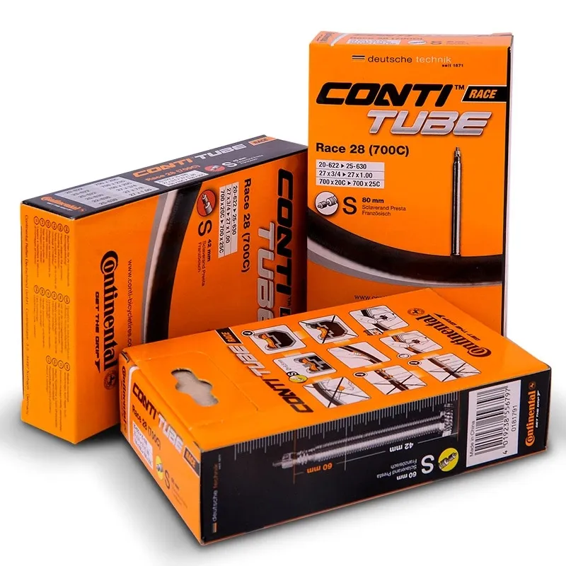 Continental Race 28 FV pneumatici per biciclette camera d'aria per pneumatici per bici da strada 700c 700 * 20c/23c/25c valvola francese Sclaverand