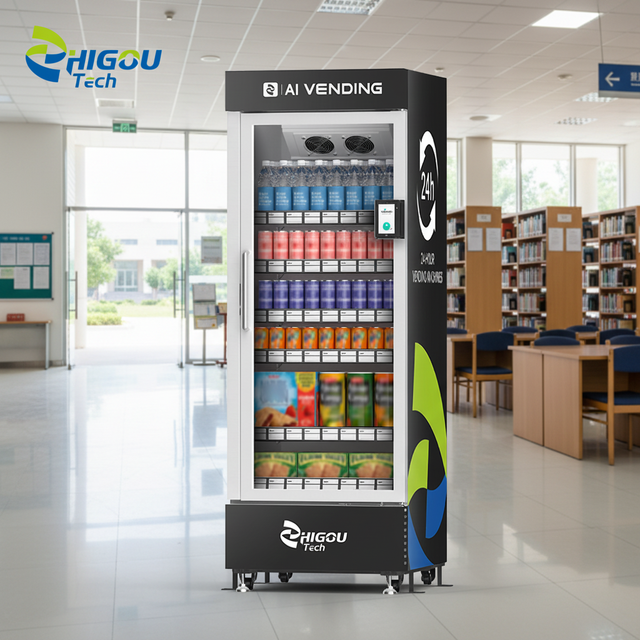 New Technology AI-Powered Smart Unmanned Vending Machines SDK Cloud-Based Management Touchscreen Stainless Steel Multiple