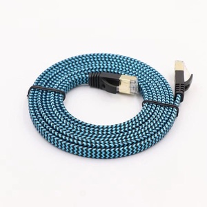 Plaqué or Sftp Cat7 Câble <span class=keywords><strong>Ethernet</strong></span> Cat 7 Cordon De Raccordement Plat Rj45 Cat7 Patch Câble 3m 25 Pi 100ft Cat 7 Prise Réseau Câble <span class=keywords><strong>Prix</strong></span> - Product Image 3