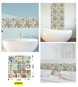 工厂防水不干胶壁纸贴纸3D聚氯乙烯墙板浴室壁纸Tapiz自粘Pegatina De parred - Product Image 3