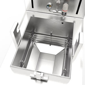 Freidora a Presión Comercial Industrial de Gran Capacidad de 55L en Acero Inoxidable, Eléctrica para <span class=keywords><strong>Pollo</strong></span> Broaster Frito con Filtro de Aceite - Product Image 6