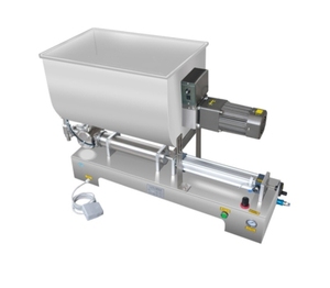 Machine de remplissage de sauces semi-automatique en acier inoxydable 304 de qualité alimentaire avec agitation des particules pour l'emballage de riz en verre - Product Image 5