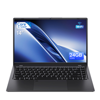 Ordinateur portable 14 pouces, écran 1366x768, USB3.2 & Type-C, 5000mAh, Windows10/11/11 PR pour les entreprises et la maison