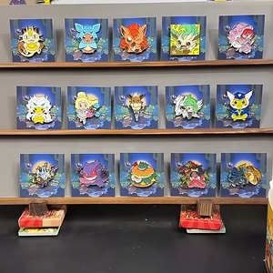 Magneti per Frigorifero <span class=keywords><strong>in</strong></span> Metallo Smaltato e Adesivi Magnetici Pokémon Jingling, Serie Blind Box 1&2, Collezione <span class=keywords><strong>Giochi</strong></span> <span class=keywords><strong>da</strong></span> Tavolo - Product Image 5