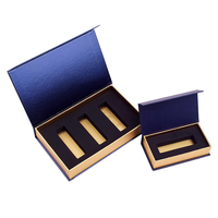 Boîtes personnalisées en carton recyclable pour cosmétiques et soins de la peau avec couvercle magnétique et forme carrée pour étui à rouge à lèvres
