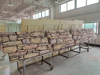 Panneaux muraux en pierre artificielle PU légers, ignifuges et écologiques pour l'extérieur des hôtels et villas, carreaux muraux décoratifs 3D 5
