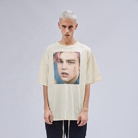 T-shirt oversize unisexe personnalisé promotionnel Streetwear pour hommes à manches courtes imprimé grande taille fonction de compression livraison directe de stock