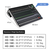 Console de mixage audio analogique professionnelle 24 canaux, double sortie de groupe, enregistrement Bluetooth MP3, 16 effets DSP pour scène et studio