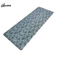 Tapis de yoga en caoutchouc PU camouflage avec impression UV personnalisée pour hommes, résistant à l'eau, antidérapant, épaisseur 4 mm