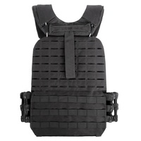 Gilet tactique multifonctionnel réglable à dégagement rapide avec système de suspension Molle pour les jeux de plein air, la chasse et l'exploration.