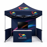 Tente pliante de grande taille en tissu Oxford imperméable 600D, imprimée sur mesure, pour festivals, événements, publicité extérieure