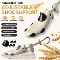 Embauchoirs ajustables pour hommes et femmes, écologiques, best-seller transfrontalier. Tendeur de chaussures en plastique biodégradable à base de balle de riz