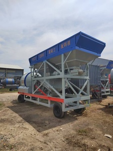 Planta Mezcladora de Concreto Móvil Pequeña, Conjunto Completo de Componentes Principales que Incluyen Motor, Correa Transportadora, Caja de Cambios, PLC y Rodamientos - Product Image 5