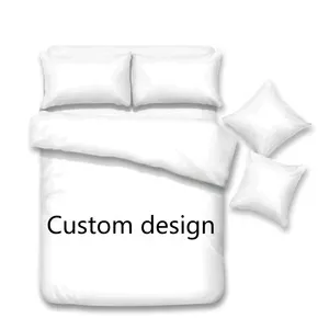 Private Customization 3D Print Bedding Set Custom Design Bed Sheet Children's Bedding Set