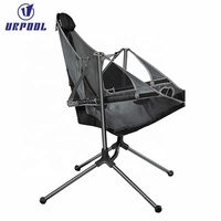 Fauteuil hamac pliable de luxe Stargaze, structure en aluminium, tissu Oxford, confortable, pliable, pour la randonnée, le jardin, le camping, la pêche, les activités de plein air