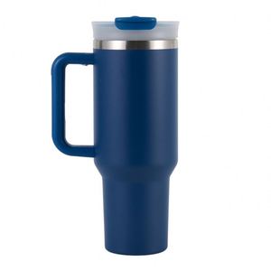 Bouteille d'eau isotherme personnalisée de 40 oz avec paille, en acier inoxydable, pour voiture, isolation et conservation au froid - Product Image 5