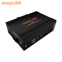 Switch PoE industriel non géré KeepLiNK à 3 ports, 1 SFP, 2 ports Ethernet 10/100/1000 Mbps, prise en charge VLAN, protection IP40, switch 14G
