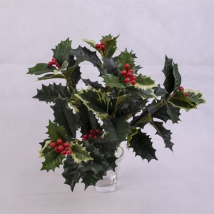 Nouvelle Conception Guirlande Décorative Artificielle <span class=keywords><strong>de</strong></span> Fleurs <span class=keywords><strong>de</strong></span> <span class=keywords><strong>Houx</strong></span> avec Fruits Rouges, Éclairée par LED, Résistante aux UV, Écologique, pour Remise <span class=keywords><strong>de</strong></span> Diplôme et Fête des Pères - Product Image 5