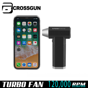 Crossgun 120000Rpm Mạnh Mẽ Mini Máy Bay Phản Lực Turbo Máy Sấy Quạt Nén Kim Loại Xách Tay Không Dây Máy Tính Bàn Phím Cleaner Cho Xe Khô - Product Image 5