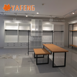 Tùy chỉnh kim loại Boutique Rack hiển thị cho nam giới và phụ nữ của quần áo được thiết kế cho trang phục nội thất hiển thị - Product Image 5