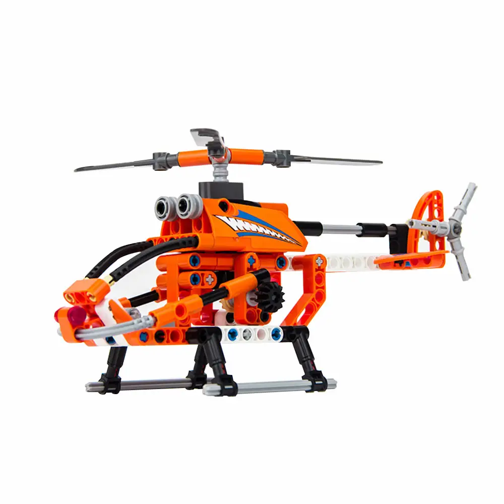 2024売れ筋陸軍プラスチックモデルおもちゃ建物レンガヘリコプターおもちゃ