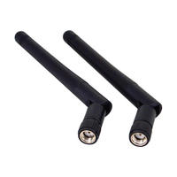 Antenne Wifi 2.4G 5.8G SMA RP SMA UFL en caoutchouc pliable omnidirectionnelle à gain élevé 3DBI pour module de routeur sans fil