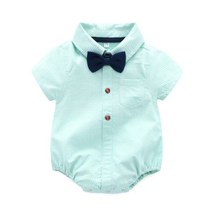 Tutina a Righe con Bottoni e Fiocco in Cotone per Neonati, <span class=keywords><strong>Abbigliamento</strong></span> per Bambini e Ragazzi, Taglie 3 6 9 <span class=keywords><strong>12</strong></span> <span class=keywords><strong>18</strong></span> <span class=keywords><strong>Mesi</strong></span> - Product Image 2