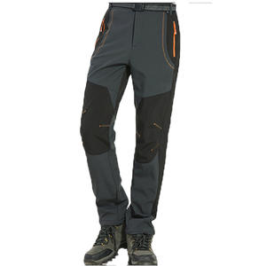 <span class=keywords><strong>Pantalon</strong></span> de sport extérieur à coquille souple décontracté pour hommes, coupe ample, coupe-vent, fermeture à glissière et braguette, pour <span class=keywords><strong>Amazon</strong></span> vente directe transfrontalière - Product Image 4