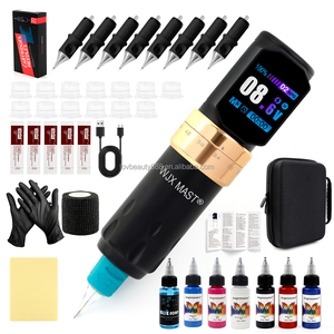 Kit Complet Professionnel de Stylo Machine à Tatouer en Acier Inoxydable pour Maquillage Permanent et Microblading - Durable et Facile à Utiliser - Product Image 2
