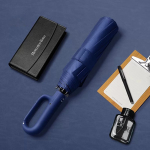 <strong>Large</strong> Size Automatic Folding O Ring Buckle <strong>Windproof</strong> 3 Fold <strong>Umbrella</strong> Custom Logo Rain Business Uv Protection BigFolding <strong>Umbrella</strong> - Product Image 4