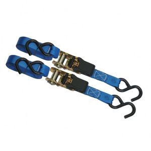 Sangles d'arrimage <span class=keywords><strong>à</strong></span> <span class=keywords><strong>cliquet</strong></span> robustes Easylifting YL1-062 de 1 pouce, 800 kg, avec <span class=keywords><strong>sangle</strong></span> en polyester et crochet en S ou double crochet en J - Product Image 1