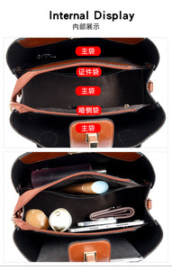 Nuevos Bolsos de Mano de Cuero PU Patentado para Mujer, Bolsos de Hombro Vintage Únicos, Bolso Tipo Cartera de PU - Product Image 6