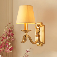 Applique murale LED en cuivre moderne de haute qualité, décoration pour la maison, salon, chambre à coucher, balcon, couloir